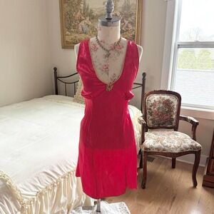 Y2K satin slip dress Cinema Etoile size large